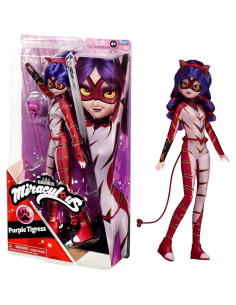 Muñeca Tigresa Púrpura 26cm Bandai con Accesorios 2