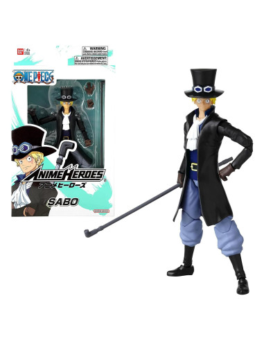 Figura Articulada Sabo 17 cm Bandai One Piece Juguete 4+