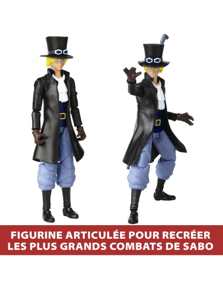 Figura Articulada Sabo 17 cm Bandai One Piece Juguete 4+