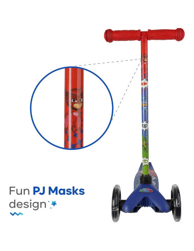 Scooter Voyager PJ Masks 3 Ruedas Iluminadas 2,08 kg