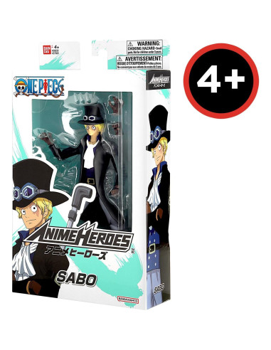 Figura Articulada Sabo 17 cm Bandai One Piece Juguete 4+