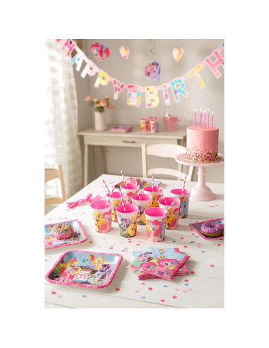Vasos de papel My Little Pony American Greetings 32 unidades 266 ml