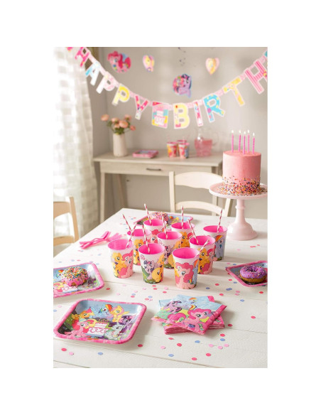 Vasos de papel My Little Pony American Greetings 32 unidades 266 ml