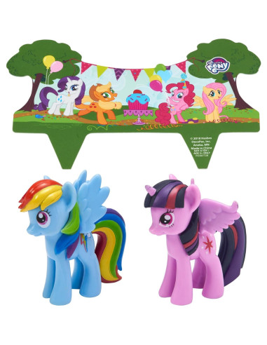 Adorno para Pastel DecoPac Mi Pequeño Pony 3 Piezas