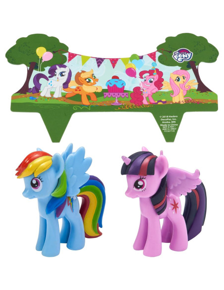 Adorno para Pastel DecoPac Mi Pequeño Pony 3 Piezas