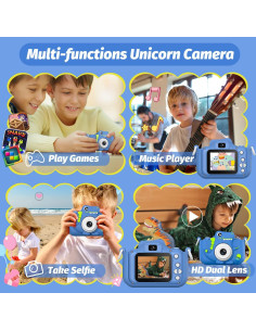 Cámara Digital para Niños HOOMOON Dinosaurio 1080P 2