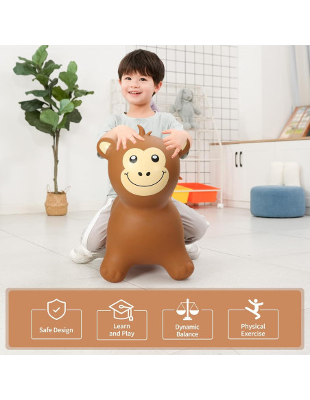 Mono Saltarín Inpany para Niños 1-5 Años, Juguete Safari