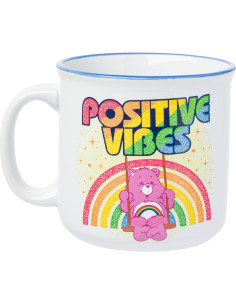 Taza Cerámica Silver Buffalo Care Bears 591 ml Vibras Positivas 2