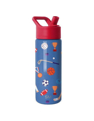 Botella de Agua Simple Modern 18 oz Acero Inoxidable Niños