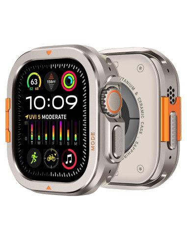 Funda Metálica Bisikor 49mm para Apple Watch Ultra 2 - Titanio