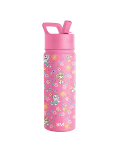 Botella de Agua Simple Modern Paw Patrol 532ml con Pajita