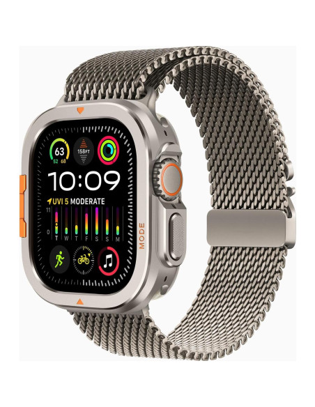 Funda Metálica Bisikor 49mm para Apple Watch Ultra 2 - Titanio
