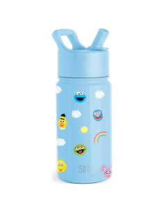 Botella de Agua Aislada Simple Modern 414ml Sesame Street