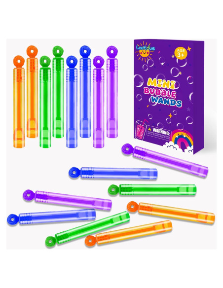 Paquete de 20 Varitas de Burbujas Donut Leetous - Suministros de Fiesta