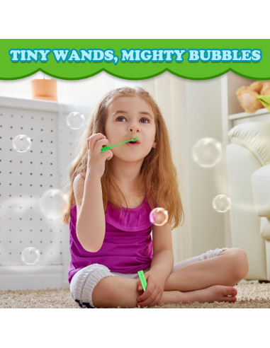 Paquete de 20 Varitas de Burbujas Donut Leetous - Suministros de Fiesta