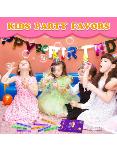 Paquete de 20 Varitas de Burbujas Donut Leetous - Suministros de Fiesta