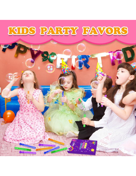 Paquete de 20 Varitas de Burbujas Donut Leetous - Suministros de Fiesta