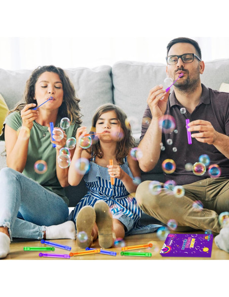Paquete de 20 Varitas de Burbujas Donut Leetous - Suministros de Fiesta