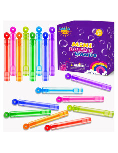 Mini Varitas de Burbujas Leetous 80 Piezas para Niños