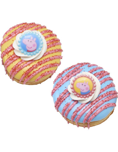 Anillos para Cupcakes Peppa Pig DecoPac - 24 Piezas