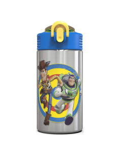 Botella de Agua Zak Designs Toy Story 4 450 ml con Popote