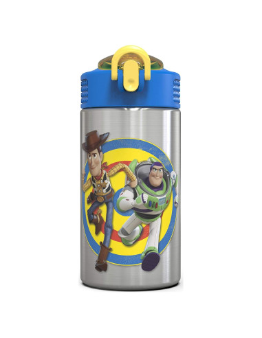Botella de Agua Zak Designs Toy Story 4 450 ml con Popote