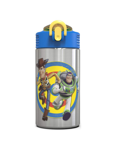 Botella de Agua Zak Designs Toy Story 4 450 ml con Popote