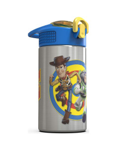 Botella de Agua Zak Designs Toy Story 4 450 ml con Popote 2