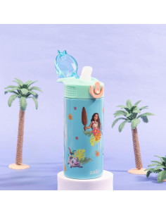 Botella de Agua Infantil Zak Designs Moana 414ml Acero Inoxidable 2