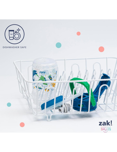 Botella de Agua Bluey Zak Designs 355ml a Prueba de Fugas