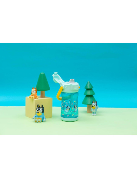 Botella de Agua Bluey Zak Designs 355ml a Prueba de Fugas