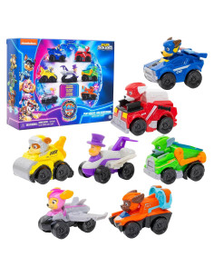 Conjunto de Vehículos Paw Patrol - 7 Autos y Alcalde Humdinger