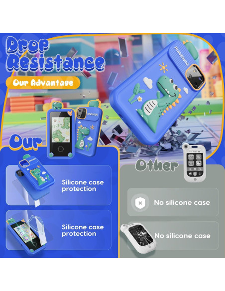 Juguete Teléfono Inteligente Luyiilo para Niños 3-9 Años