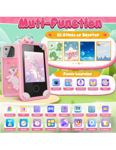Teléfono Juguete Unicornio Luyiilo P1 Plus 16 Juegos 7,11 cm 2