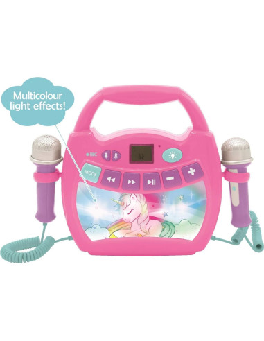Reproductor Karaoke Infantil Lexibook MP320UNIZ Rosa