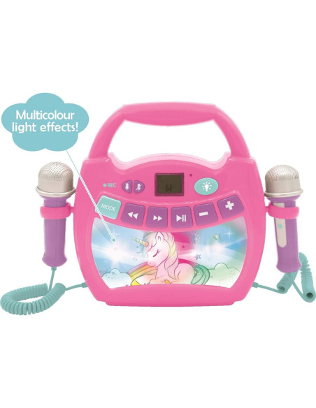 Reproductor Karaoke Infantil Lexibook MP320UNIZ Rosa