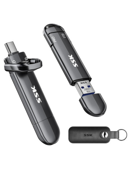SSD Externo SSK 1TB USB 3.2 Tipo-C/A 1000MB/s Portátil