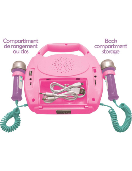 Reproductor Karaoke Infantil Lexibook MP320UNIZ Rosa