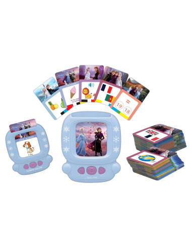 Lector de Tarjetas Interactivas Lexibook Frozen Bilingüe
