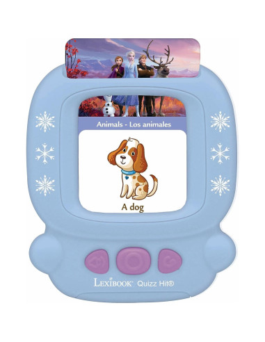 Lector de Tarjetas Interactivas Lexibook Frozen Bilingüe