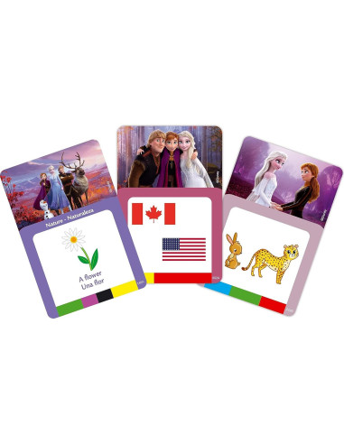 Lector de Tarjetas Interactivas Lexibook Frozen Bilingüe