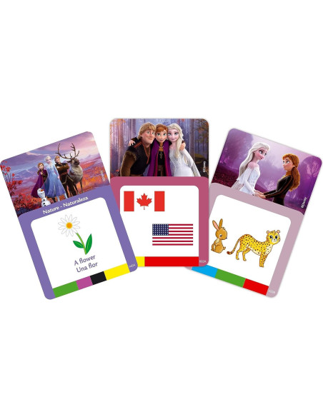 Lector de Tarjetas Interactivas Lexibook Frozen Bilingüe
