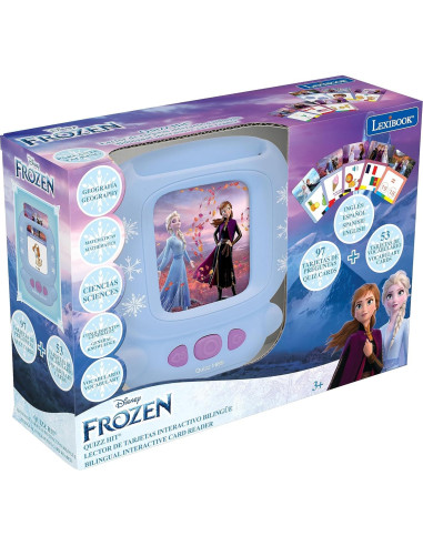 Lector de Tarjetas Interactivas Lexibook Frozen Bilingüe