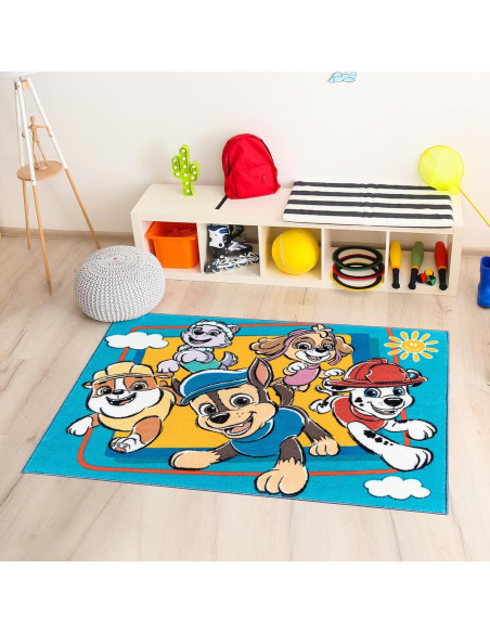 Alfombra Infantil Gertmenian Paw Patrol 101x163 cm Antideslizante Alfombra Infantil Gertmenian Paw Patrol 101x163 cm Antideslizante