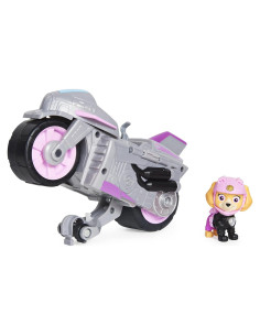 Motocicleta Deluxe Skye Paw Patrol con figura y wheelie