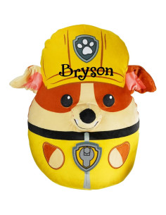 Peluche Rubble Squish Paw Patrol 27,94 cm suave 2