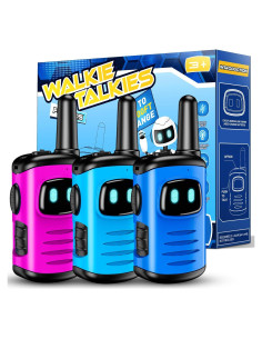 Walkie Talkies para Niños 3 Pack Comedyfun Robots