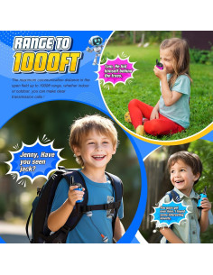 Walkie Talkies para Niños 3 Pack Comedyfun Robots 2