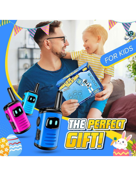 Walkie Talkies para Niños 3 Pack Comedyfun Robots
