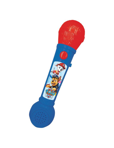 Micrófono Infantil Lexibook Patrulla Canina con Luz y Altavoz